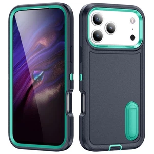 Phone Case For iPhone 17 Pro Max Shockproof Hybrid Rugged Hard Back Cover Holder - Picture 1 of 107