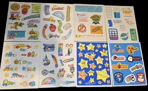 Vintage Hallmark Sticker Lot 80s Encouragement Lot Of 8 - Picture 1 of 15