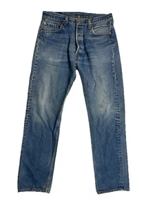 Levi's 501xx Made in USA 90s Vintage Blue Jeans (501-0000) Size W32 L33 - Picture 1 of 16