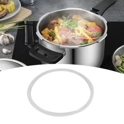 (ID 26cm) Ersatz Klar Silikon Dichtung Dichtring Für Home Druckherd Küchen HE - Bild 1 von 4