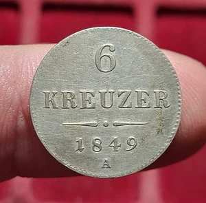 #71-180 ~ AUTRICHE - 6 Kreuzer 1849 A - Picture 1 of 2
