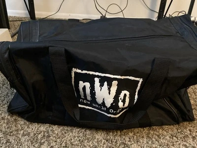 World Championship Wrestling New World Order Duffle Gym Bag WWF WWE NWO Used - Image 1 of 4
