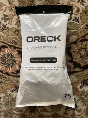 Oreck Standard Filters Models EL Models 2000, 8000, 9000, Commercial ( 25 Bags ) - Image 1 of 4