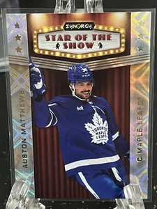 AUSTON MATTHEWS----2023-24 SINERGIA----STAR DELLO SPETTACOLO----FOGLIE D'ACERO - Foto 1 di 2