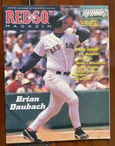 1999 Boston Red Sox Scorebook Magazin Brian Daubach v. Baltimore Orioles - perfekt - Bild 1 von 1
