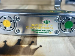 Scotty Cameron Super Select Newport 2+ *Custom Masters Theme* 35" RH w/ HC Mint - Picture 1 of 15