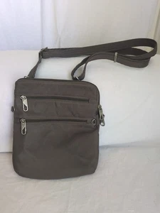 Travelon Crossbody Bag RFID Anti Theft Protection Brown Travel Bag - Picture 1 of 10