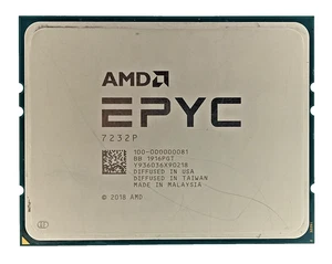 AMD EPYC 7232P 3,10 GHz 8 Core Sockel SP3 CPU Prozessor (100-000000081) - Bild 1 von 3