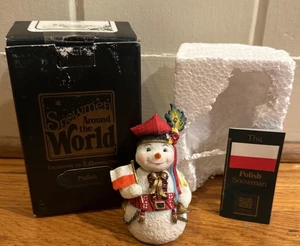 1997 Polish Snowmen Around the World By Roman Galleria Lucchese with box - Picture 1 of 9