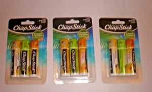 ChapStick TROPICAL PARADISE Lippenbalsam KOKOSNUSS KEYLIME UND MANGO 3 PAKETE MIT JE 3 - Bild 1 von 2
