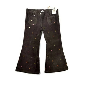 Gymboree Talla 3 años. Pantalones de pana marrón con lunares para niñas pequeñas nuevos con etiquetas - Imagen 1 de 4