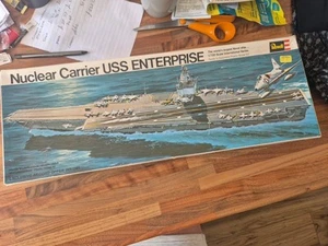 Revell Germany 1:720 USS ENTERPRISE Nuclear Power Aircraft Carrier - Picture 1 of 5