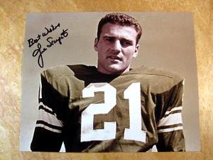 JOE SCARPATTI SIGNED AUTOGRAPHED 8X10 PHOTO 1964-69 PHILADELPHIA EAGLES - Picture 1 of 1