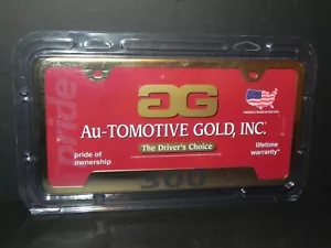 Au-TOMOTIVE GOLD - Chrysler 300 marco de matrícula chapado en oro - ¡Nuevo envío gratuito! - Imagen 1 de 6