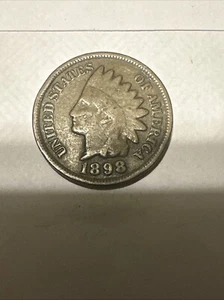 1898 Indian Head Cent Penny Good Condition Brand New 2x2 Holder - Picture 1 of 4