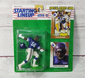 Starting Lineup 1993 NFL Football Chris Doleman Vikings SLU Action Figure 68213 - Picture 1 of 11