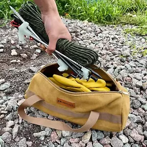 Roll up Tool Bag Organizer Canvas Tool Bag Heavy Duty Devices Tote Bag for - Picture 1 of 7