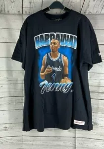 Mitchell & Ness NBA Black Orlando Magic Hardaway Penny Graphic T-shirt - Picture 1 of 4