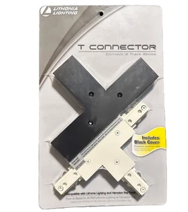 LITHONIA LIGHTING weiß T-Stecker Schienenbeleuchtungsset - Verbinden Sie 3 Schienenstäbe - Bild 1 von 2