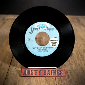 Record 7" Single, Lowell Fulsom, Why Don't We Do it in the Road, Promo, Grade G - Imagen 1 de 3