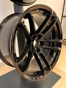 Neu Dodge Challenger Style 20 Zoll Felgen 10j 5x115 ET-5 Alufelgen 4x Schwarz - Picture 1 of 14