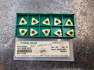 Quantità 10 utensili Flo 16ER 20UN 16ER20UN 500662003 GP22 inserti filettati in carburo - Foto 1 di 1