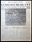 1936 Sports Section - Northwestern Beats Ohios State Buckeyes, Notre Dame