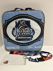 Cojín de asiento clásico de invierno de la NHL 2012 regalo de estadio y cordón de los Rangers de Nueva York - Imagen 1 de 4