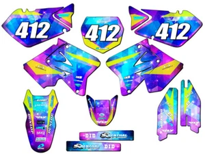 2001-2014 RM 125 SPACE KADET Galaxy Senge Graphics Kit Compatible with Suzuki - Picture 1 of 10
