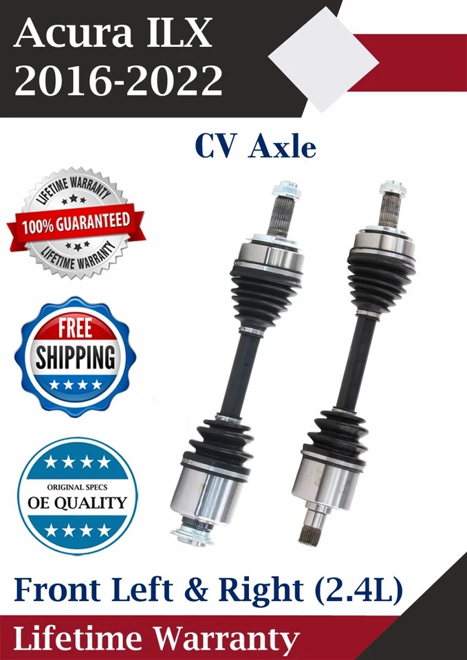 Nuevos ejes delanteros OE para Acura ILX 2016-2022 2,4 L garantía de por vida Foto 1 de 4