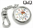 Citizen QQ Hello Kitty Key Chain Analog Watch with hook HK27-204 Ladies Japan