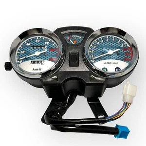 Motorcycle Cruiser LCD Dual Digital Odometer Tachometer Speedometer Gauge Black - Picture 1 of 11