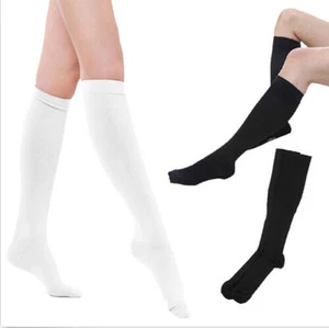 NUEVOS CALCETINES OPACOS HASTA LA RODILLA NEGROS BLANCOS MEDIAS RÁPIDO POST GRATUITO - Imagen 1 de 3