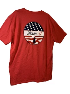Johnnie-O Herren T-Shirt Serrano Red Star Spangled Print Kurzarm Gr. XL - Bild 1 von 5
