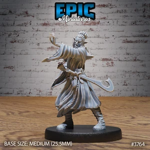 Vampire Jiangshi A by Epic Miniatures  RPG D&D Pathfinder 3D Print - Picture 1 of 2