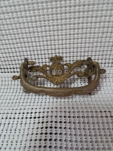 Antique Brass Drawer Pulls Dresser Handle Drop Vintage #A94 Cover
