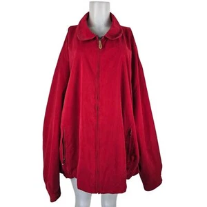 London Fog Collection Men's Red Athletic Golf Camping Full Zip Jacket 5XT - Picture 1 of 6