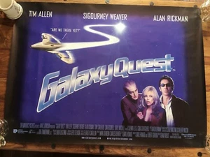 Galaxy Quest UK Quad Original Film Movie Cinema Poster Alan Rickman 1999 - Picture 1 of 1