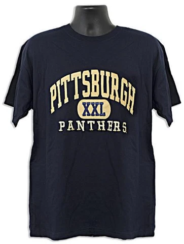 University of Pittsburgh Panthers Navy Blue Arch Shirt XL Cover