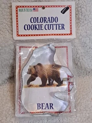 Bear Cookie Cutter Colorado Pancake Mold Sandwich Gelatin Treats Recipes USA New - image 1 of 2