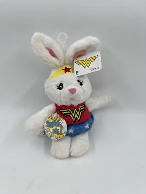 Peluche Baby Gund Shake Me Superhéroe Mujer Maravilla Conejito, Nuevo 5" Foto 1 de 4