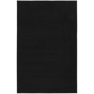 Alfombra Mainstays Titan negra maciza duradera para interiores, 17"x30" Foto 1 de 4