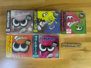 Splatoon ORIGINAL SOUNDTRACK CD set of 5 Splatune Octotune Ordertune JAPAN - Picture 1 of 5