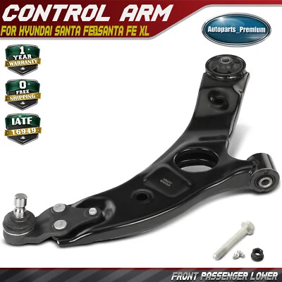 Braço de controle inferior dianteiro direito e conjunto de junta esférica para Hyundai Santa Fe Santa Fe XL - Imagem 1 de 4