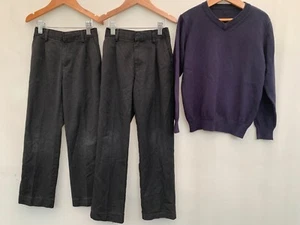 Boys bundle school uniform Trousers jumper age 6-7 years M&S George - Picture 1 of 5