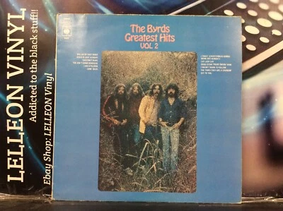 The Byrds Greatest Hits Volume 2 LP Album Vinyl Record CBS64650 Rock 60’s 70’s - Image 1 of 4
