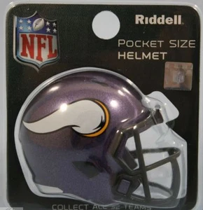 MINNESOTA VIKINGS NFL RIDDELL MINI SPEED POCKET PRO HELM - Bild 1 von 2