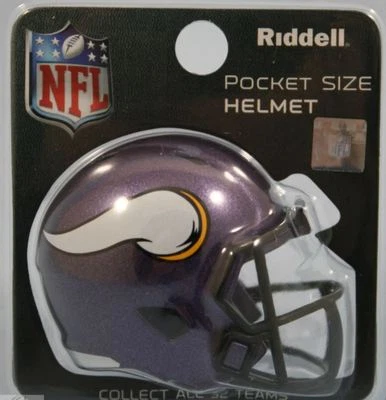 MINNESOTA VIKINGS NFL RIDDELL MINI SPEED POCKET PRO HELM