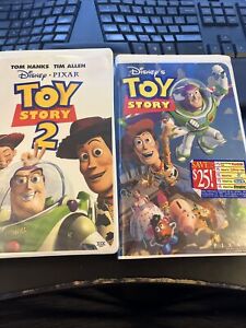 Disney VHS Toy Story 1 and 2 Great Condition 