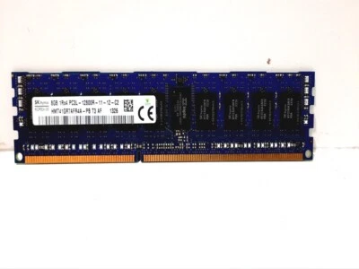 SK Hynix 8GB 1Rx4 PC3L-12800R-11-12-C2 HMT41GR7AFR4A-PB Server RAM - Image 1 of 3